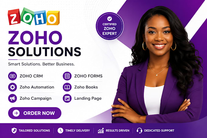 migrate, setup zoho desk with email, chat, automation workflows, integration
