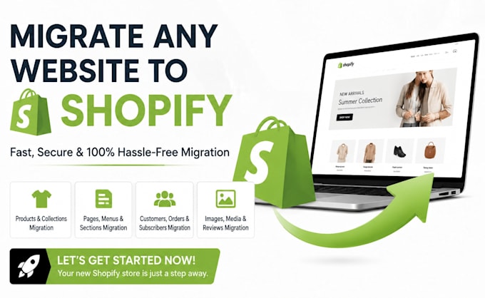 migrate your store from any cms to shopify website migration