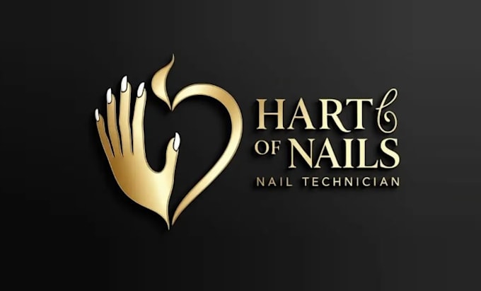 design outstanding super nail technician logo