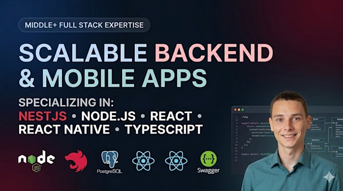 develop a professional rest API using nestjs and node js