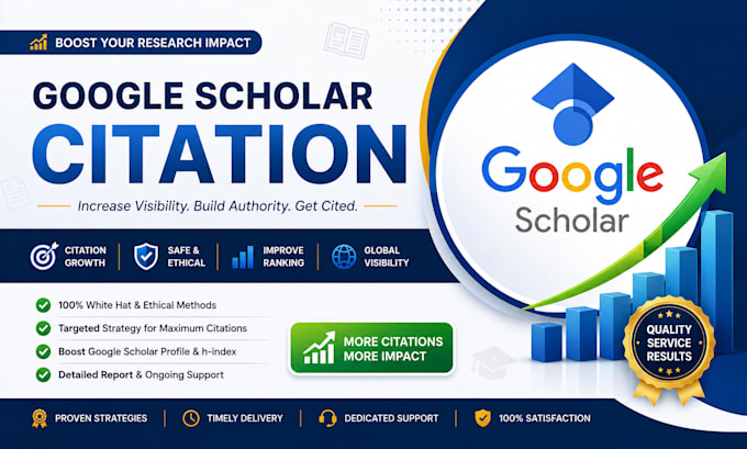 increase google scholar citations, journal citations, and researchgate