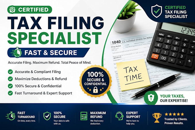 certified tax filing specialist fast and secure
