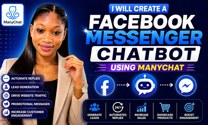 create a facebook messenger chatbot using manychat