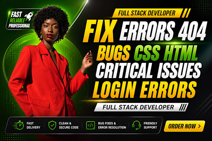 Fix wordpress errors bugs website issues speed problem as a full stack ...