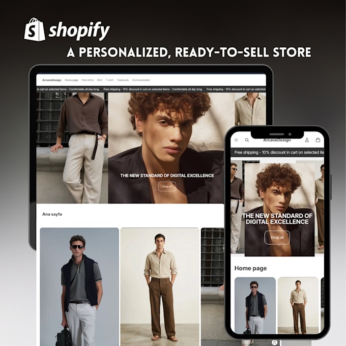 build a professional shopify dropshipping store from scratch