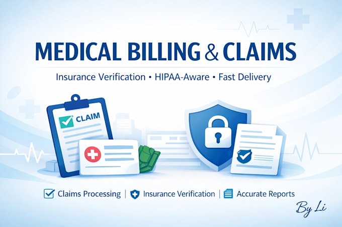 provide medical billing insurance verification and hipaa secure claim support