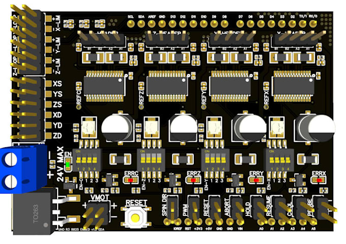 do multilayer pcb layout design for high power led driver and lighting boards