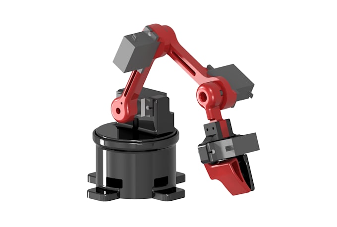 design mini anthropomorphic robotic arm