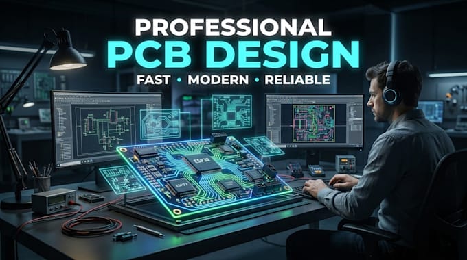 do professional pcb design, electronics projects
