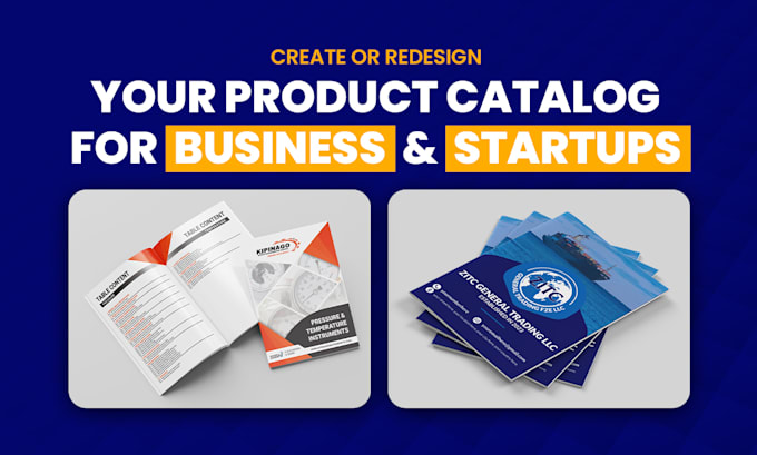 design modern catalog for your business and startups