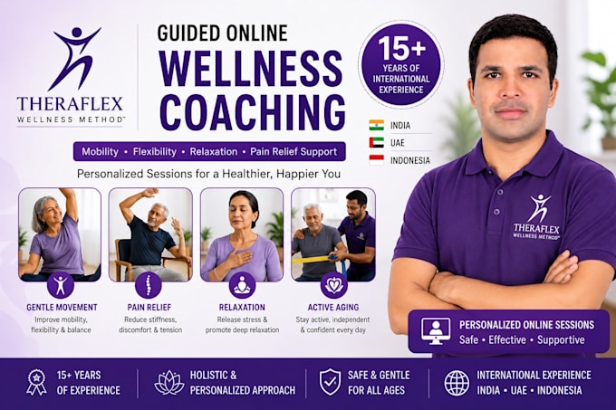 provide elderly wellness coaching for pain relief and mobility