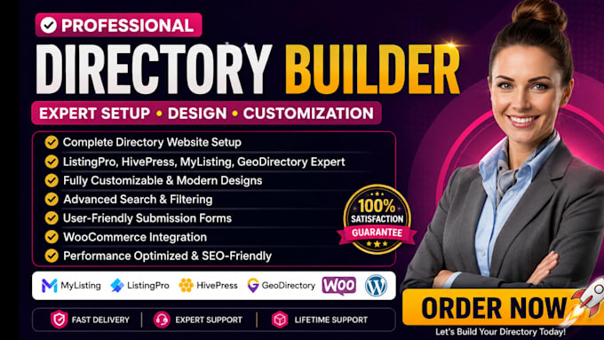 build or setup wordpress directory website using listingpro hivepress mylisting