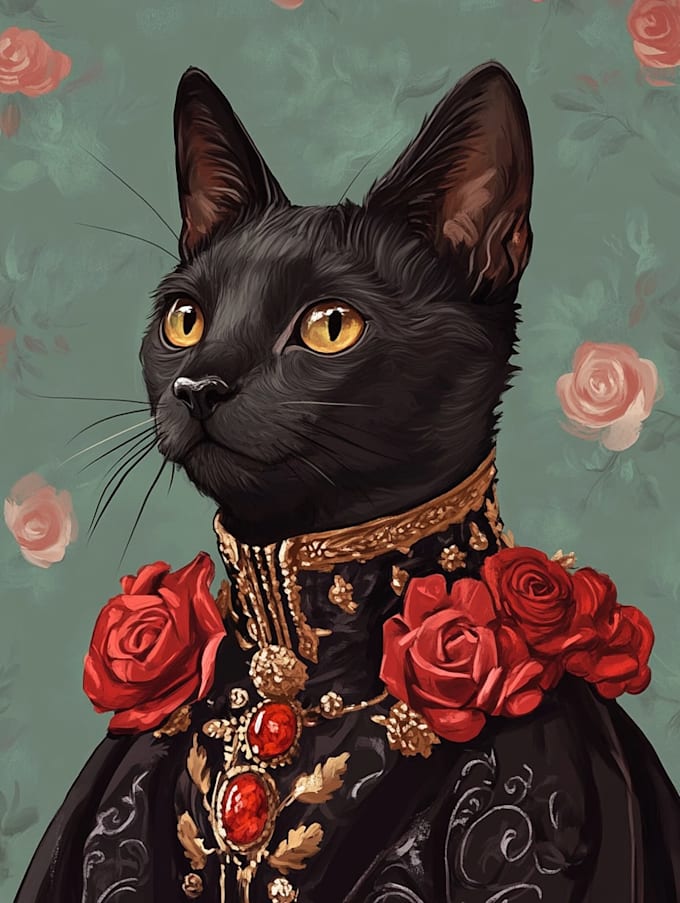 draw pet portrait from photo