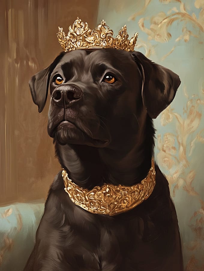 custom pet portrait, dog portrait, cat portrait