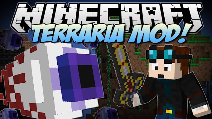 mod minecraft, terraria, and starbound with custom biomes, weapons, items