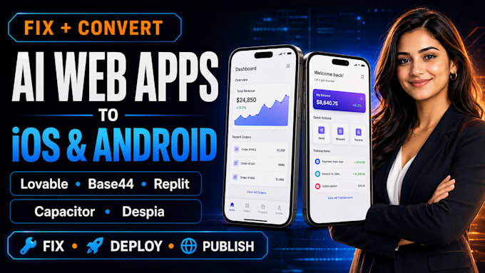 fix convert lovable base44 replit v0 app ios android capacitor despia testflight