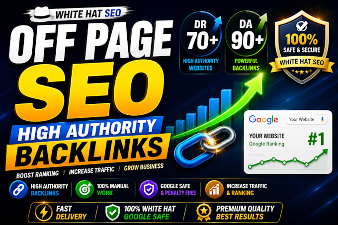 do off page seo services with high authority backlinks
