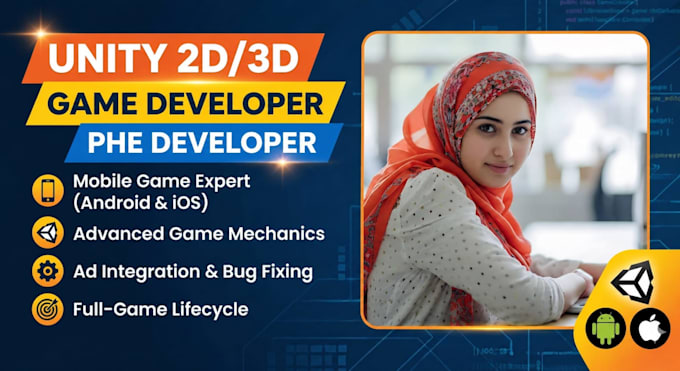 develop high quality 2d and 3d mobile games in unity