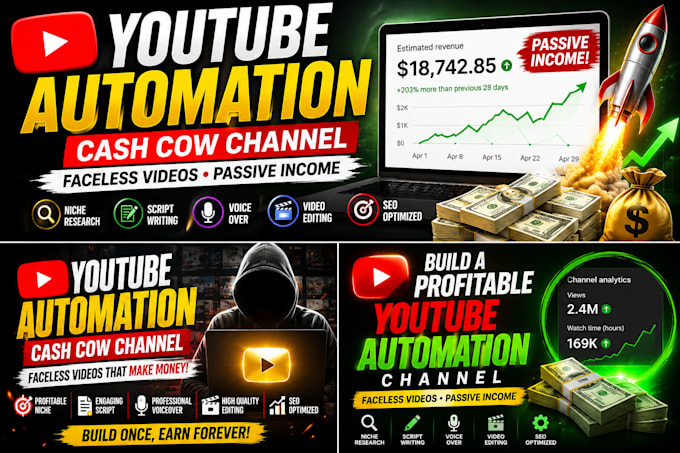 create viral faceless youtube videos for passive income