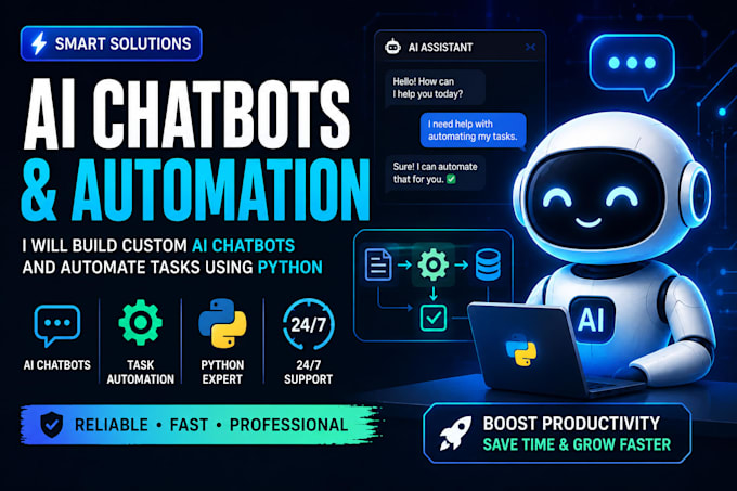 build ai chatbot agents and automate workflows with python