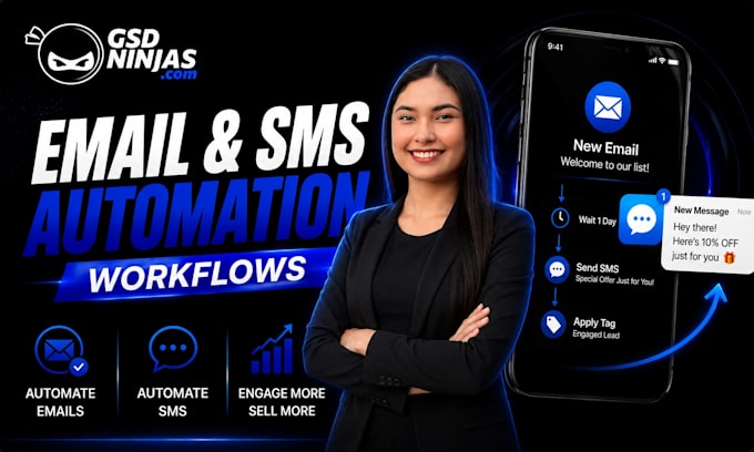 build gohighlevel email and sms automation workflows