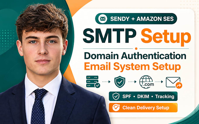 setup sendy with amazon ses smtp domain authentication email system