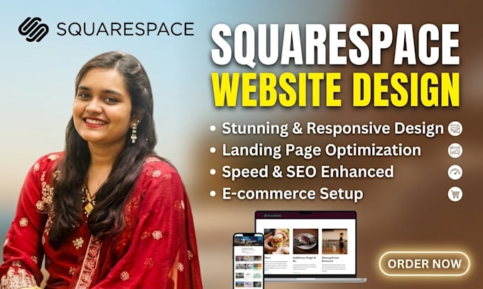 build squarespace website design or redesign squarespace