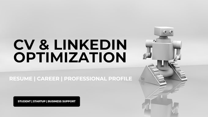 review improve and optimize your CV resume and linkedin