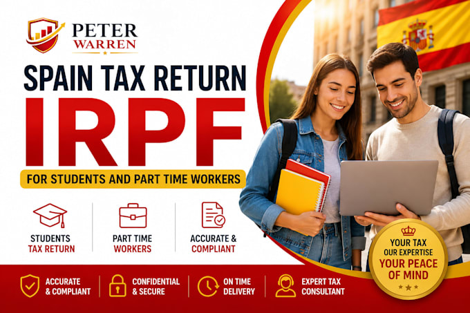 prepare spain tax return irpf for students and part time workers