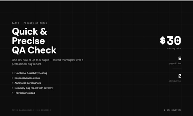 test your website or app or API