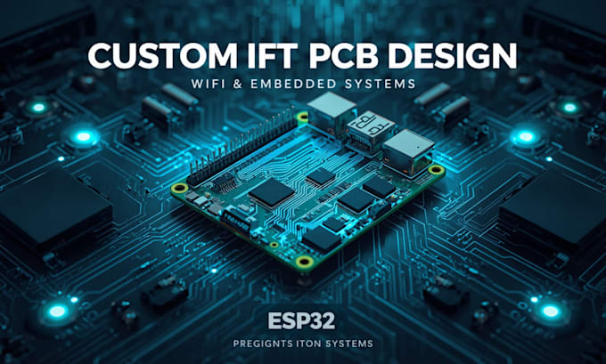 design custom raspberry pi cm4, cm5, esp32 wifi or stm32 programming and iot