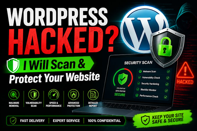 do advanced wordpress security audit, malware scan and performance analysis