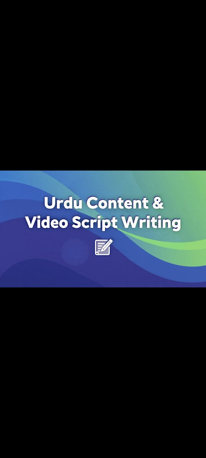 professional urdu and content youtube scripts writer