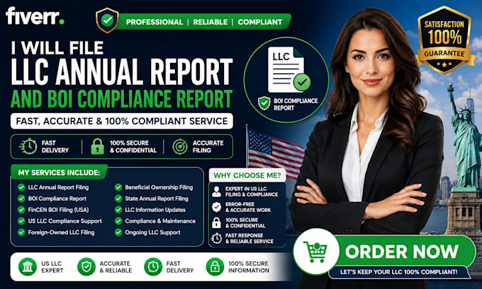 file llc annual report and boi compliance report