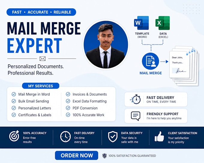 do mail merge, bulk email sending, and personalized documents