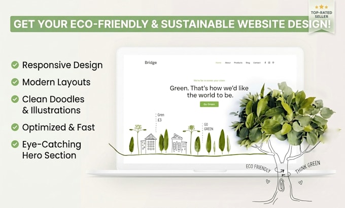 create an environmental ngo and non profit website design