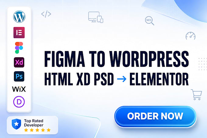figma to wordpress html to wordpress xd to wordpress psd to wordpress elementor