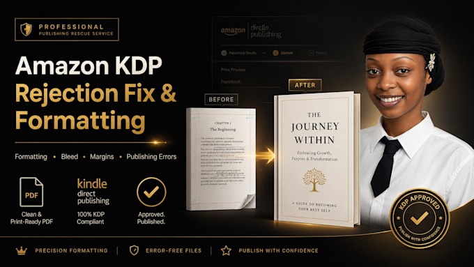 amazon KDP formatting errors and publishing issues fast
