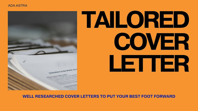 write tailored, optimized cover letters