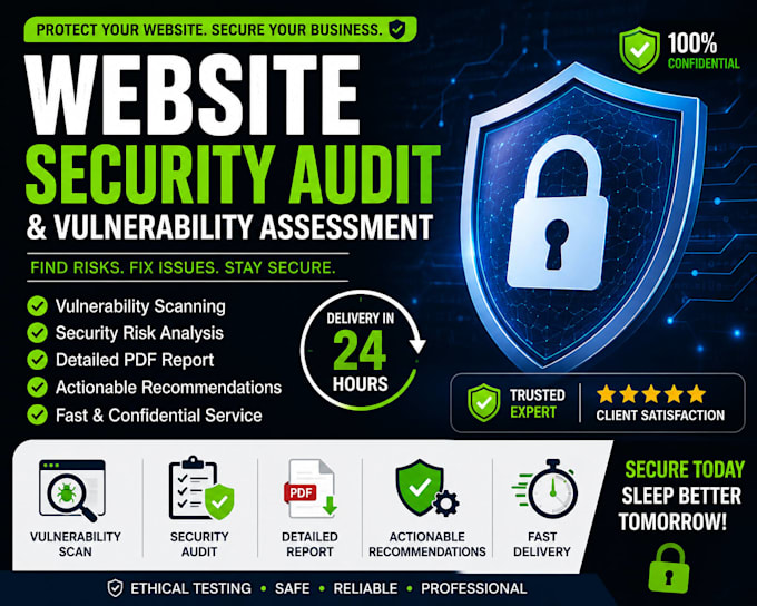 perform web security audit and vulnerability assessment