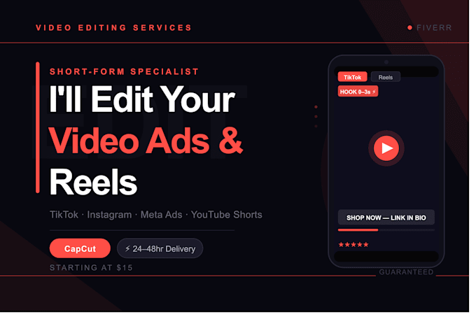edit short form video ads and reels