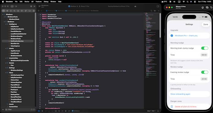 develop a complete native ios app for you in swift