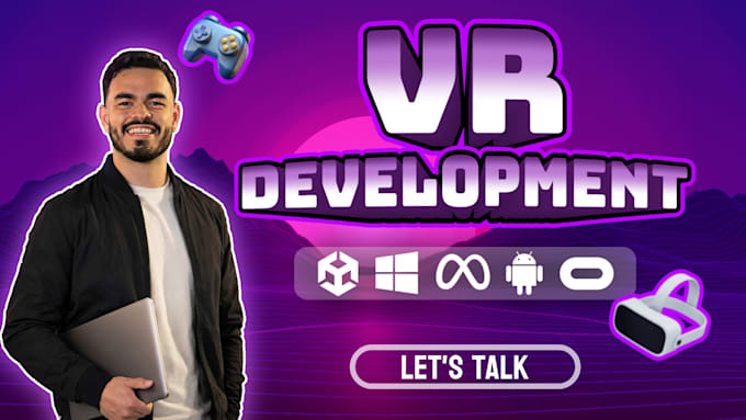 develop unity VR games and meta quest experiences