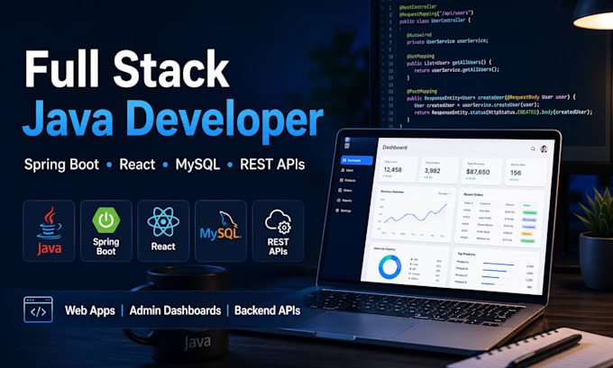 build a full stack java web application