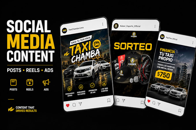 create a professional social media content pack