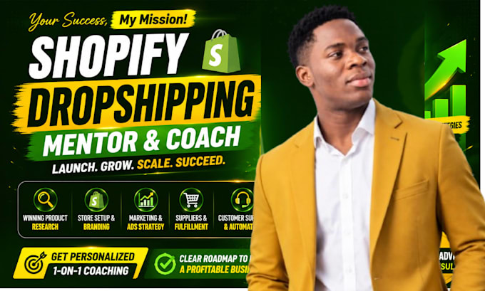 be your shopify mentor, dropshipping mentor, dropshipping coach, shopify coach