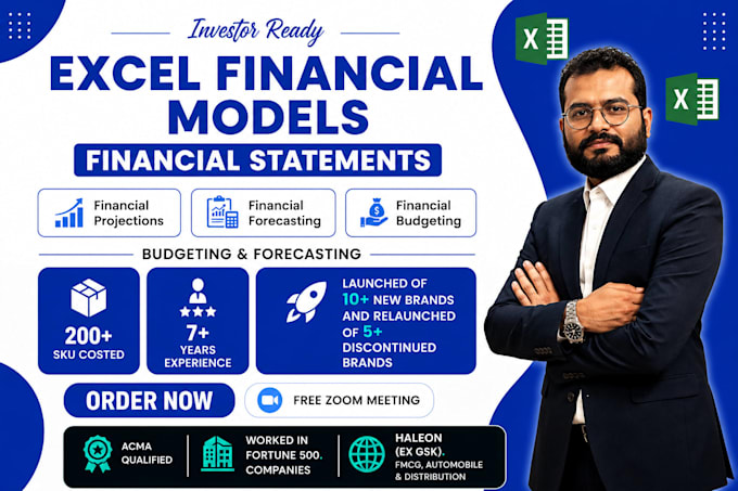 build excel financial models, forecasting, budget and business analysis reports
