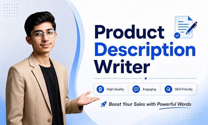 write high quality product descriptions for your products
