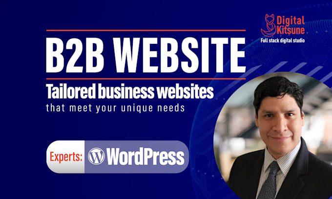 design or redesign b2b corporate wordpress website development