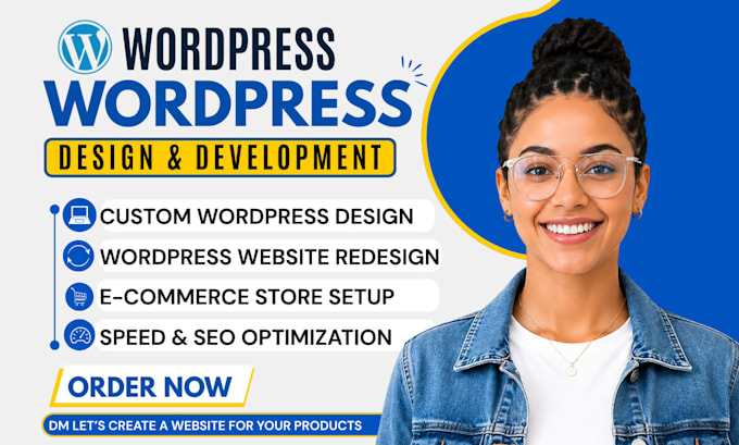 design wordpress website landing page using elementor pro website development